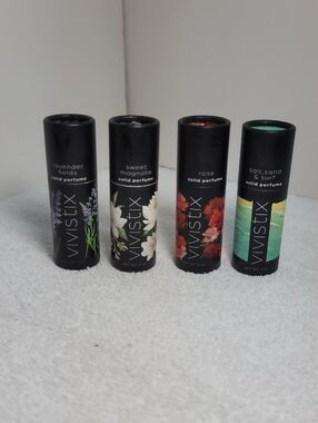 Solid SCENT Stick - VIVSTIX Lavender, Magnolia, Rose, Salt & Surf NWOT